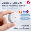 Zigbee 24GHz mmWave Anwesenheitssensor Mikrowellen Radar Bewegungsmelder Zigbee2MQTT TUYA APP