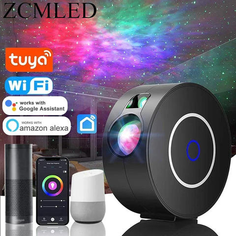 Tuya WiFi Smart Laser Sternenhimmel Projektor App Alexa Google Sprachsteuerung Nachtlicht Schlafzimmer Smart Home