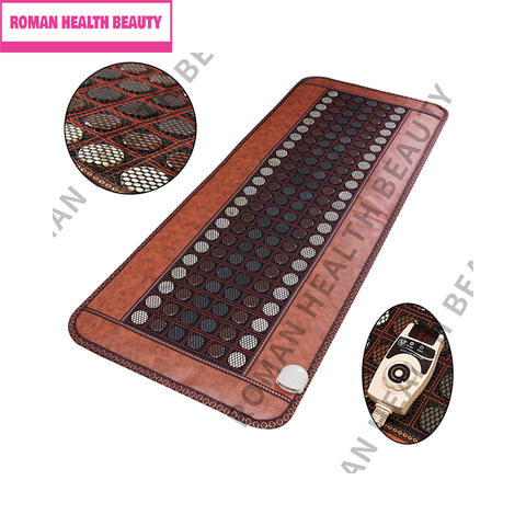 Ferninfrarot Jade Turmalin Photon Hot Stone Therapiematte Heizkissen Einstellbar Smart Controller
