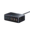 Rocoren USB-Ladegerät 100W GaN Ladestation 6-Port Desktop Schnellladen Typ-C iPhone Xiaomi