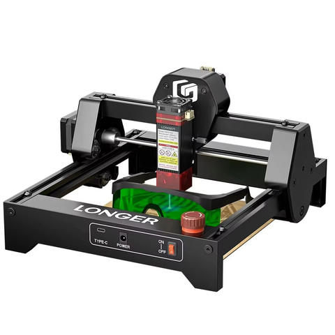 LONGER Mini Lasergravierer 5.5W 130×130mm WLAN Holz Acryl Leder LightBurn LaserGRBL