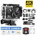 Action-Kamera 4K Ultra HD wasserdicht 2.0 Zoll WiFi-Fernbedienung 30fps 170D Unterwasser Helm Sport Video