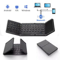Mini Kabellos Klapp Tastatur Bluetooth Faltbar Touchpad Windows Android iPad Wiederaufladbar