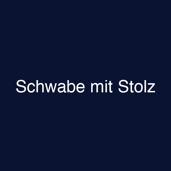 Schwabe mit Stolz