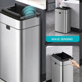 Edelstahl 20L Küchenmülltonne Intelligenter Mülleimer Automatischer Sensor 20l 15l