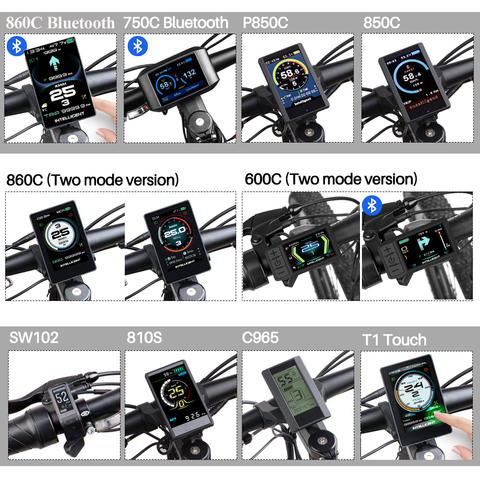 Bafang LCD Farbdisplay 36V 48V P860C 850C 600C DPC18 Bluetooth 750W Motor E-Bike Killswitch