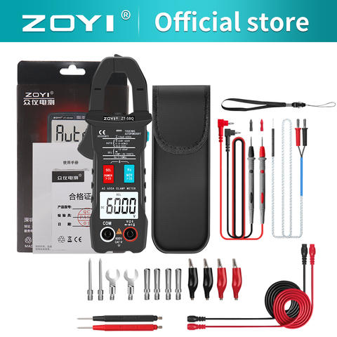 Zoyi ZT-5BQ Bluetooth Zangenmessgerät Digital Multimeter True RMS AC/DC Voltmeter