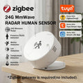 Zigbee Anwesenheitssensor 24G mmWave Radar PIR Bewegungsmelder Beleuchtung Temperatur Tuya Z2M