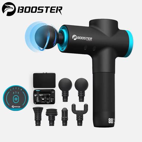BOOSTER M2 Massagepistole Professional LCD-Display 12V Tiefmassage Körperentspannung Faszienpistole Smart