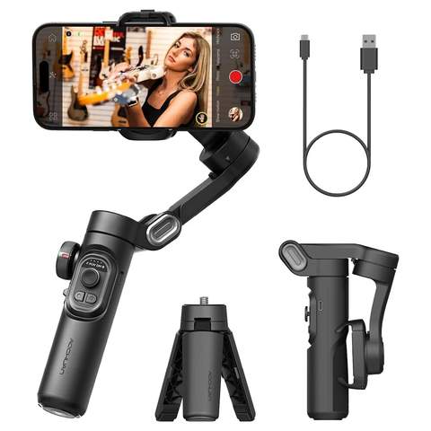 AOCHUAN 3-Achsen Gimbal SmartXE Smartphone iPhone Android KI Face Tracking TikTok Vlog