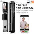 SmarDeer 3D Gesichtserkennung Handvenen Fingerabdruck Smart Lock Kamera Türklingel Tuya WiFi Smart Home