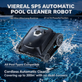 VIREAL SP5 Pool-Reinigungsroboter 180min Wandklettern 300m² 4 Modi Intelligente Navigation Kabellos Smart