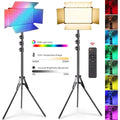 U600 U800 RGB LED Videoleuchte Fotostudio Stativ Fernbedienung YouTube Live Videoaufnahmen