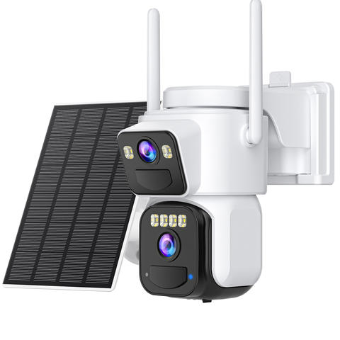 BESDER 8MP Solar WiFi PTZ Kamera 7800mAh Akku Dual Screen Menschliche Erkennung CCTV Outdoor Überwachung O-Kam Pro
