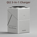 Qi2 3-in-1 Wireless Ladestation Auto-Drehbar Magic Cube iPhone Apple Watch AirPods Schnellladung