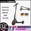 TODIMART E-Scooter 350W 36V App-Steuerung Straßenzulassung Faltbar 8.5 Zoll Pendler Smart