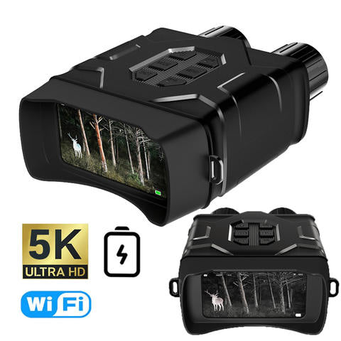 NV016 5K UHD WiFi Fernglas Teleskop 4-Zoll Display Infrarot Nachtsichtfernglas Jagd Smart