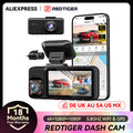 REDTIGER F8 Dashcam HD 4K GPS 70FOV Auto-DVR 5G WLAN App-Steuerung Müdigkeits-Erinnerung Nachtsicht