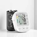 Tensiometer Blutdruckmessgerät Oberarm Automatisch Digital BP Puls Herzfrequenz Monitor