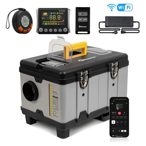 TB10PRO 8KW Smart WiFi Bluetooth Dieselheizung 12V/24V/220V CO-Monitor Höhenanpassung Camping RV Smart
