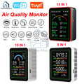 WiFi 15-in-1 Luftqualitätsmonitor TFT AQI PM2.5 PM10 CO2 Temperatur Feuchtigkeit tragbar
