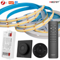 Tuya Zigbee Smart CCT COB LED Streifen 24V 2700K-6500K RA90 608LED/m RF Fernbedienung Smart Life Alexa Dimmbar