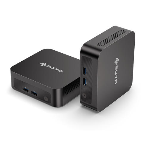SOYO Y5 Plus Mini-PC Intel Core i7 4. Generation Win11Pro 8GB RAM 128GB M.2 SSD Typ-C 4K Displays