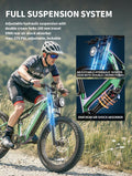 DUOTTS E26 Elektrofahrrad 48V 20Ah 750W Motor 120km Reichweite 26 Zoll Fat Tire Hydraulisch Smart E-Bike