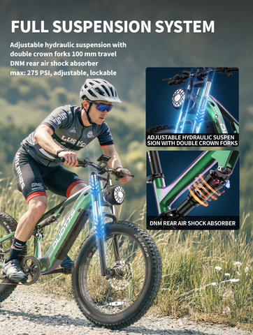 DUOTTS E26 Elektrofahrrad 48V 20Ah 750W Motor 120km Reichweite 26 Zoll Fat Tire Hydraulisch Smart E-Bike