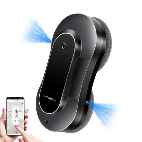 Purerobo W-S8S Fensterputzroboter App Fernbedienung Automatisch Wasserspray Glasreiniger Smart