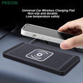 Auto-Wireless-Ladegerät für iPhone 16 15 14 13 12 Samsung S24 S23 Silikon-Pad-Ständer Schnellladegerät