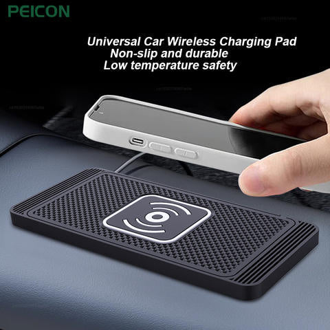 Auto-Wireless-Ladegerät für iPhone 16 15 14 13 12 Samsung S24 S23 Silikon-Pad-Ständer Schnellladegerät