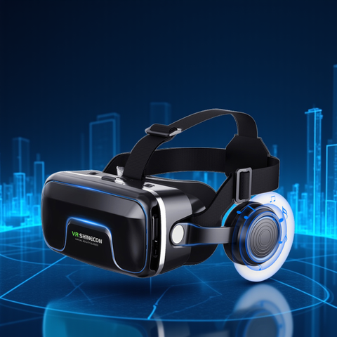 VR Shinecon 10.0 Helm 3D Brille Virtual Reality Smartphone Headset Viar Videospiel Fernglas