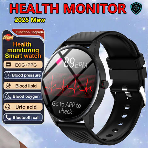 Smart Watch EKG Herzfrequenz Blutdruck Blutsauerstoff Bluetooth GPS Sport Smartwatch