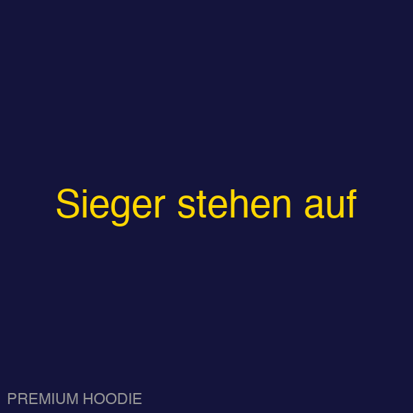 Sieger stehen auf | Hoodie