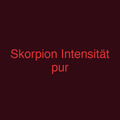 Skorpion Intensität pur