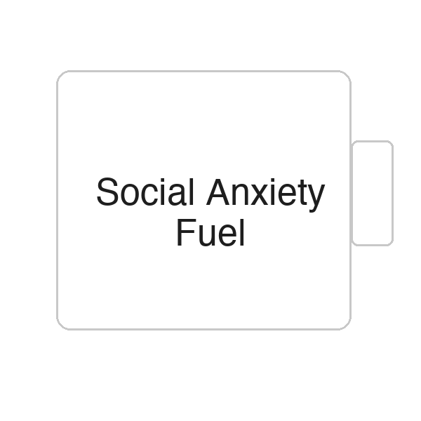 Social Anxiety Fuel | Tasse