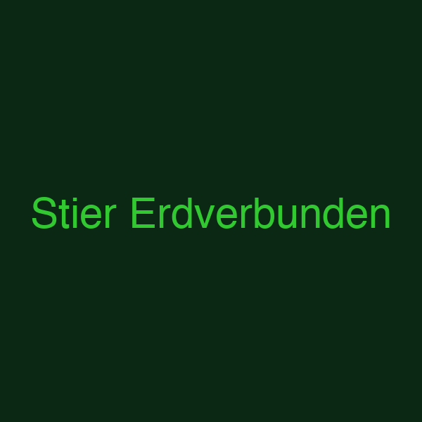 Stier Erdverbunden