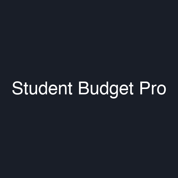 Student Budget Pro