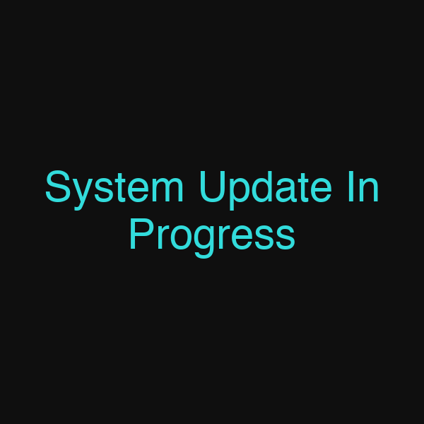 System Update In Progress