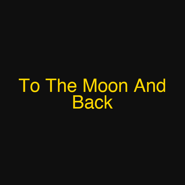 To The Moon And Back