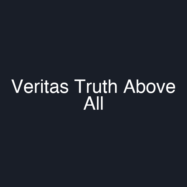 Veritas Truth Above All