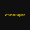 Wachse täglich