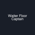 Waiter Floor Captain