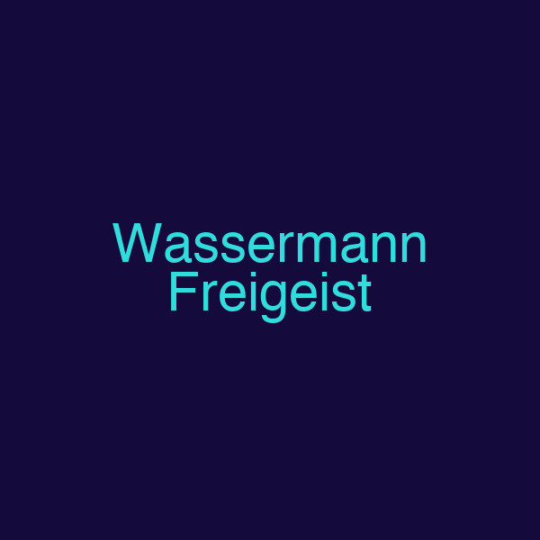 Wassermann Freigeist