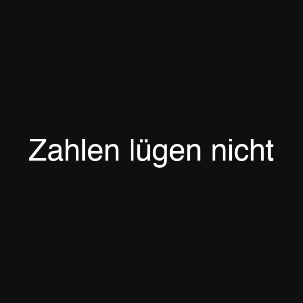 Zahlen lügen nicht