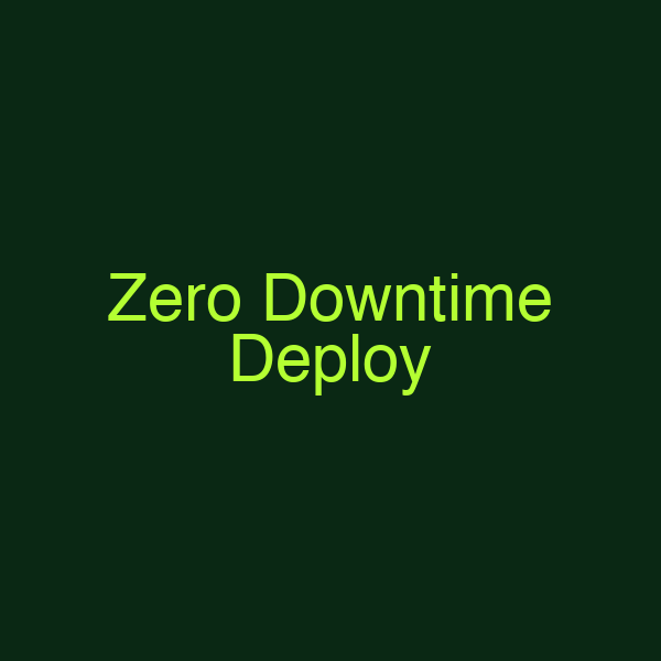 Zero Downtime Deploy