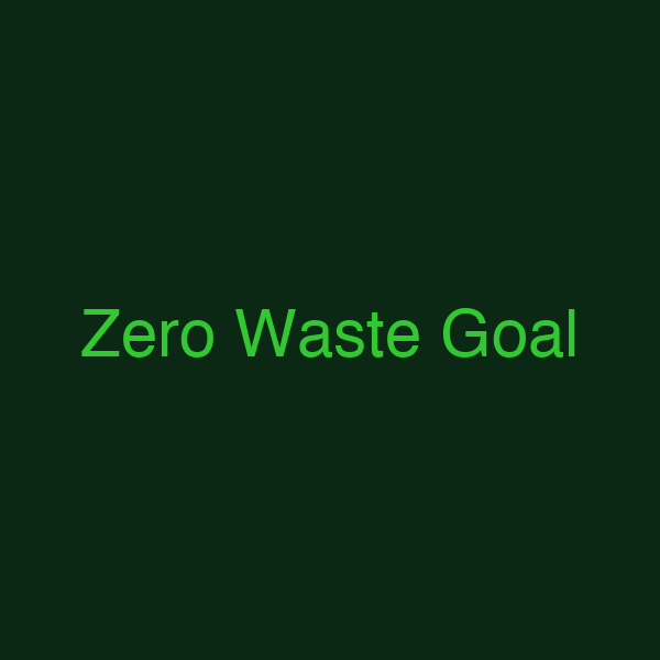 Zero Waste Goal