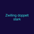 Zwilling doppelt stark