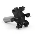 Six Blade T Slot Router Bit 1/2 Inch Shank SAE 5140 Tungsten Carbide Cutter for Woodcraft Engraving Machine Electric Grinder